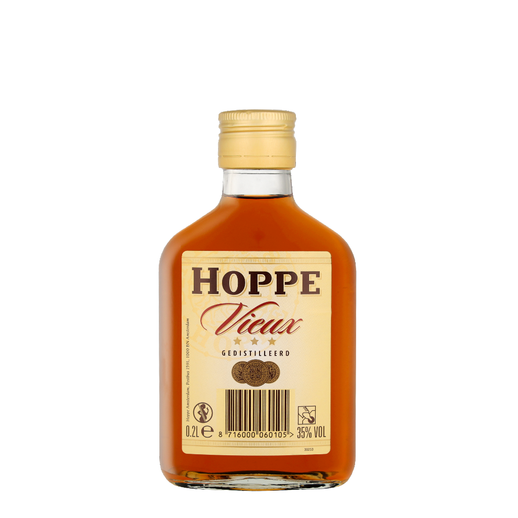 Hoppe Vieux Zakflacon 20cl Brandy