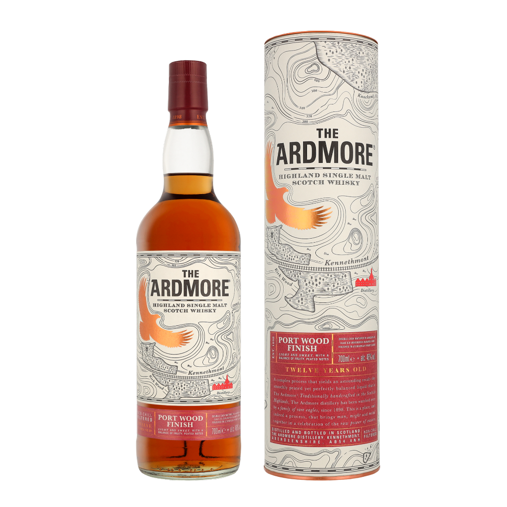 Ardmore 12 Years Portwood 70cl Whisky + Giftbox + Giftbox