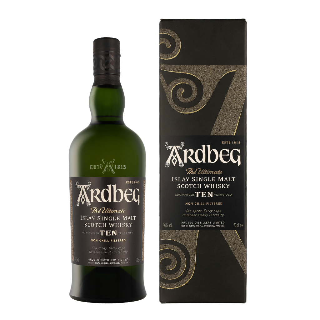 Ardbeg 10 Years 70cl Whisky + Giftbox + Giftbox