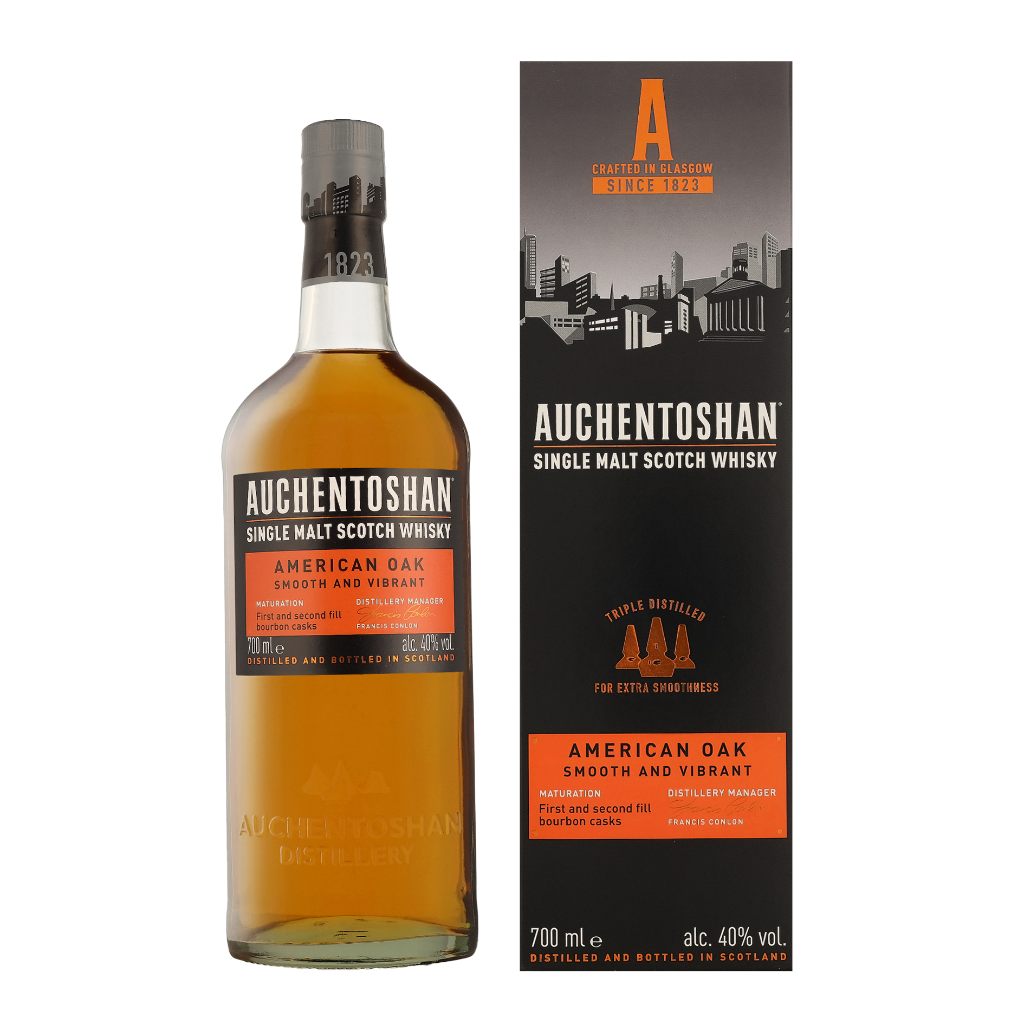 Auchentoshan American Oak 70cl Whisky Giftbox