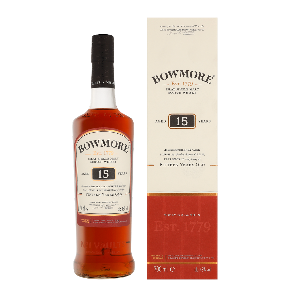 Bowmore 15 Years Sherry Cask Finish 70cl Whisky Giftbox