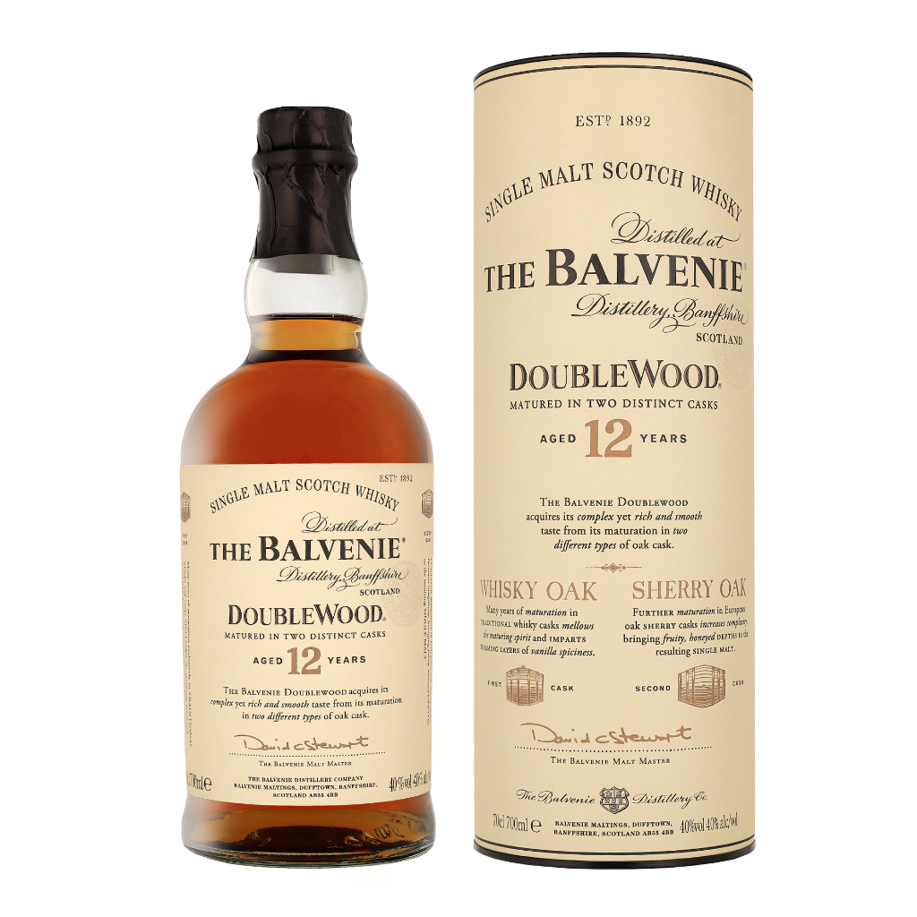 Balvenie 12 Years DoubleWood 70cl Whisky + Giftbox + Giftbox