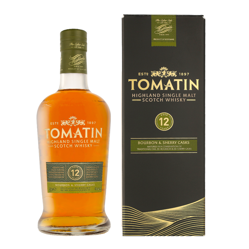 Tomatin 12 Years 70cl Whisky Giftbox