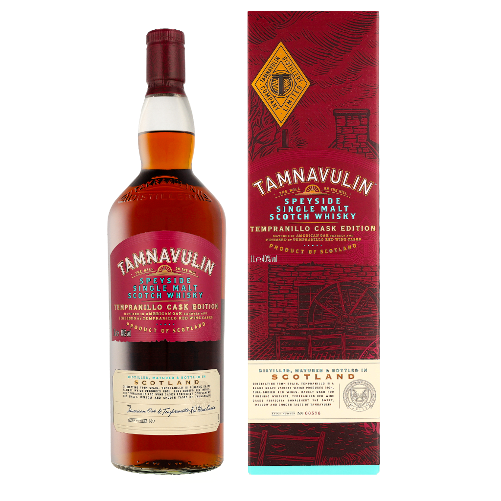 Tamnavulin Tempranillo Cask 1ltr Whisky Giftbox