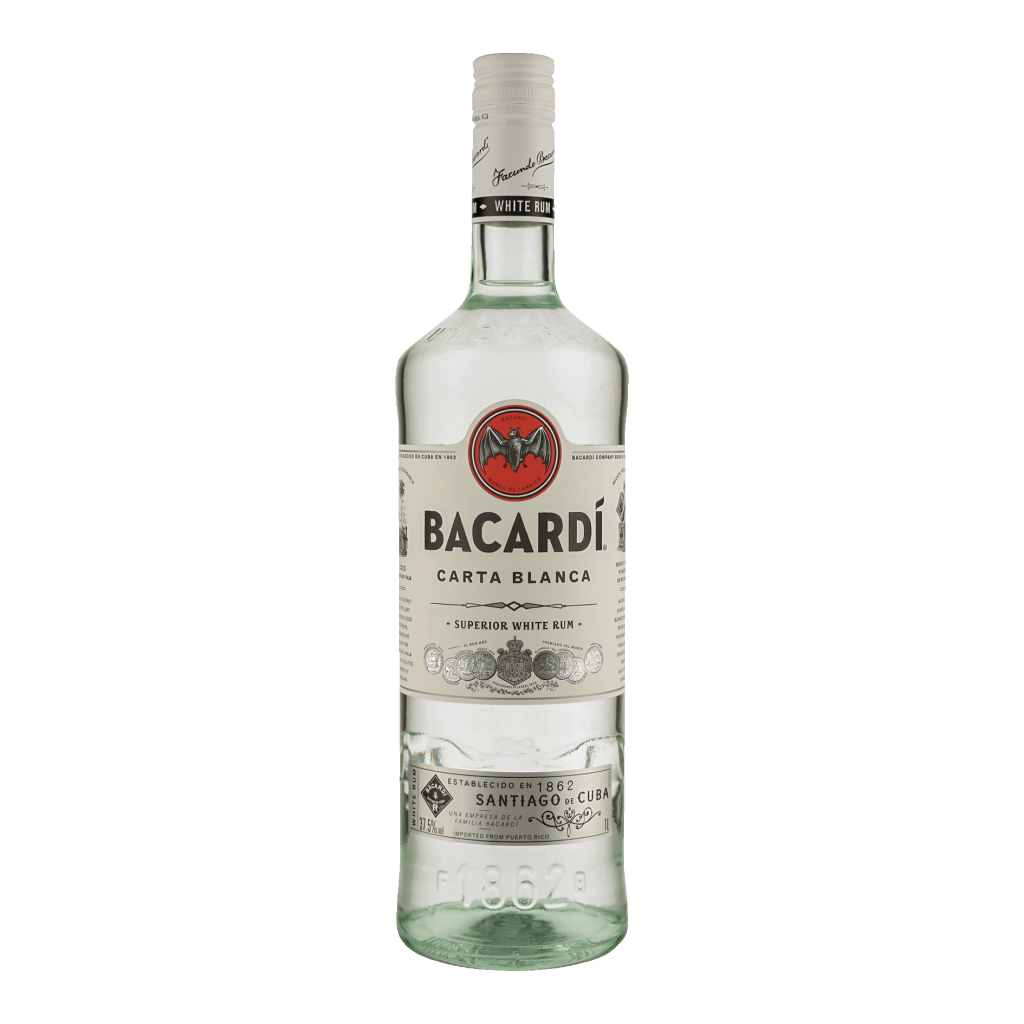 Bacardi Carta Blanca 1ltr Rum