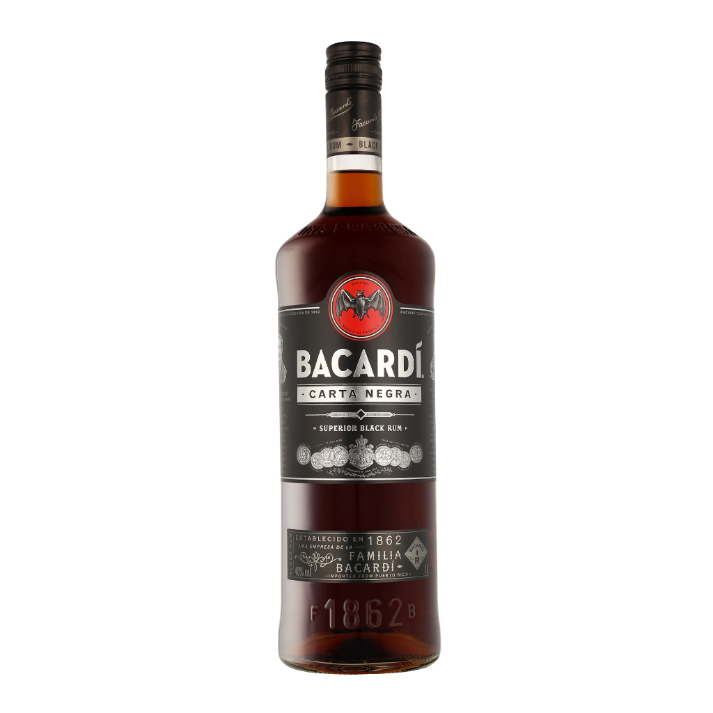 Bacardi Carta Negra 1ltr Rum