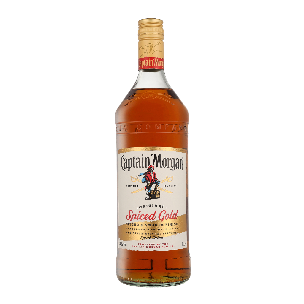 Captain Morgan Spiced Gold 1ltr Rum afbeelding