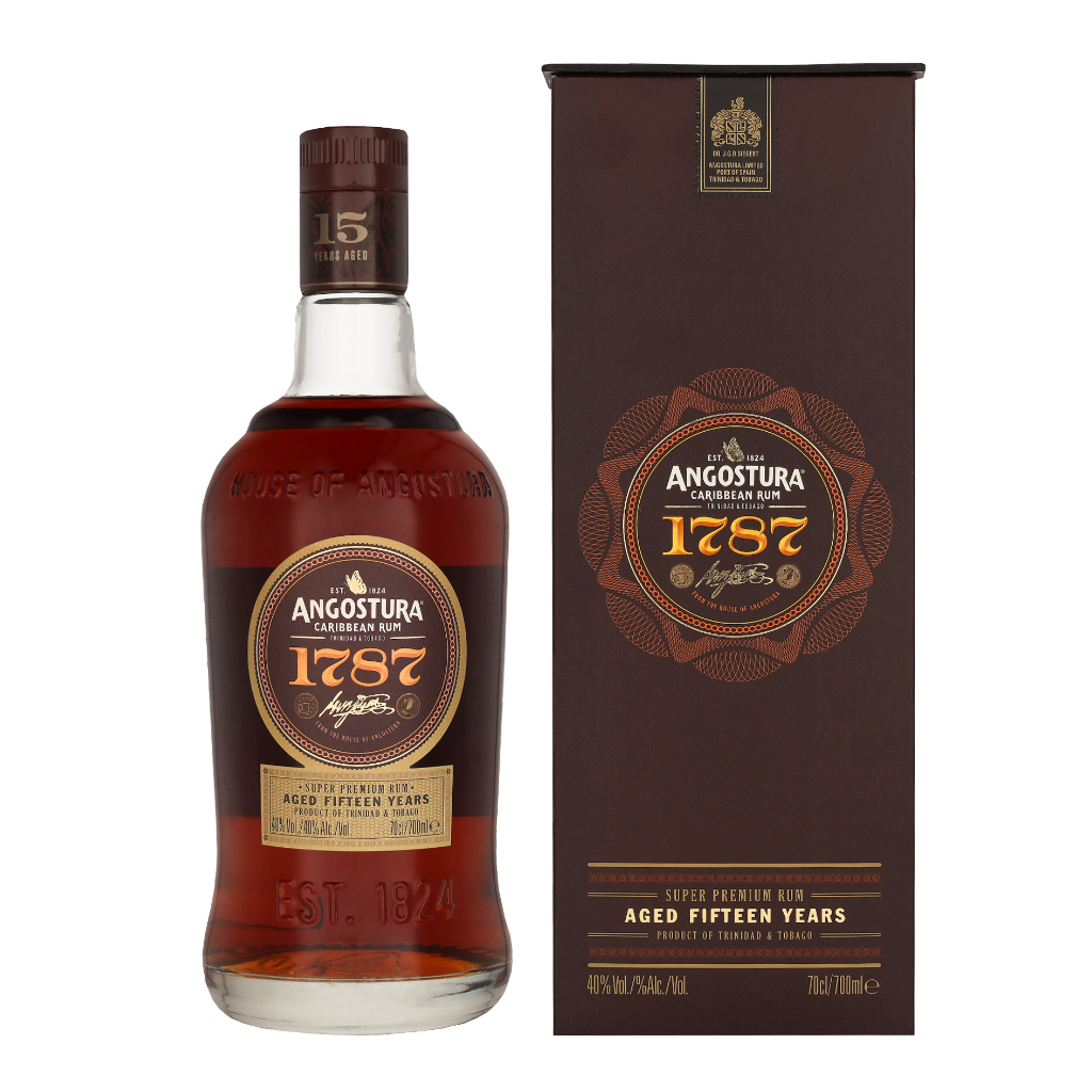 Angostura 1787 Super Premium 70cl Rum + Giftbox