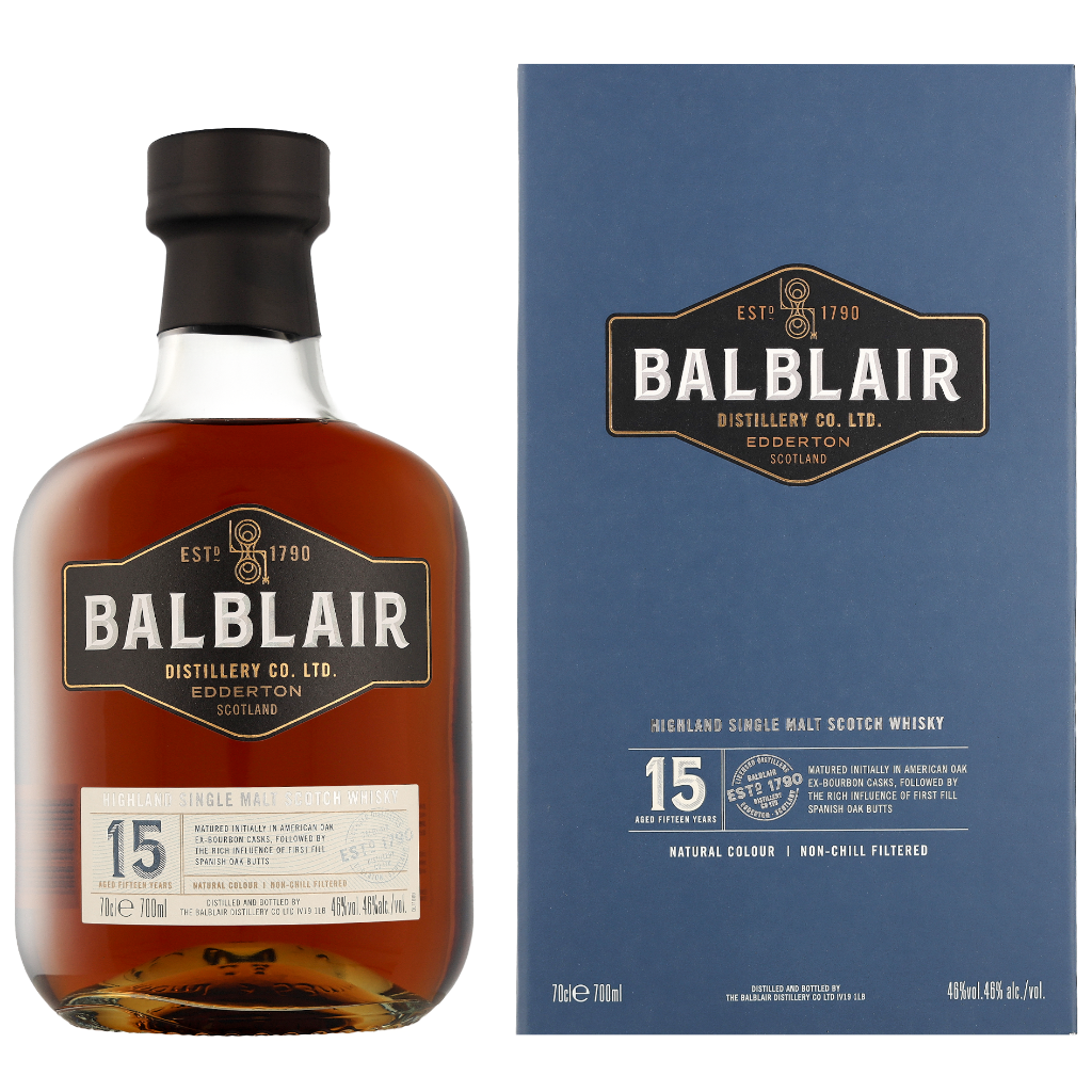 Balblair 15 Years 70cl Whisky Giftbox