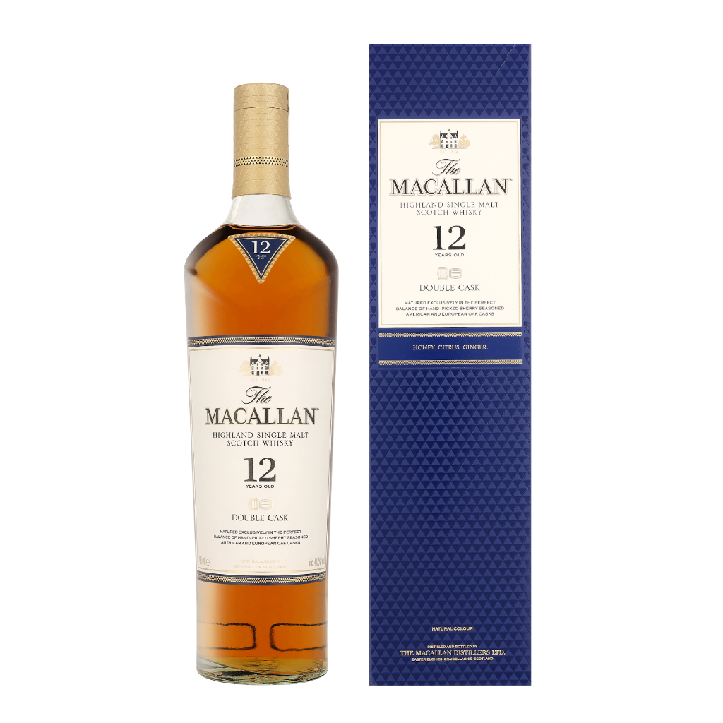 The Macallan 12 Years Double Cask 70cl Whisky + Giftbox + Giftbox
