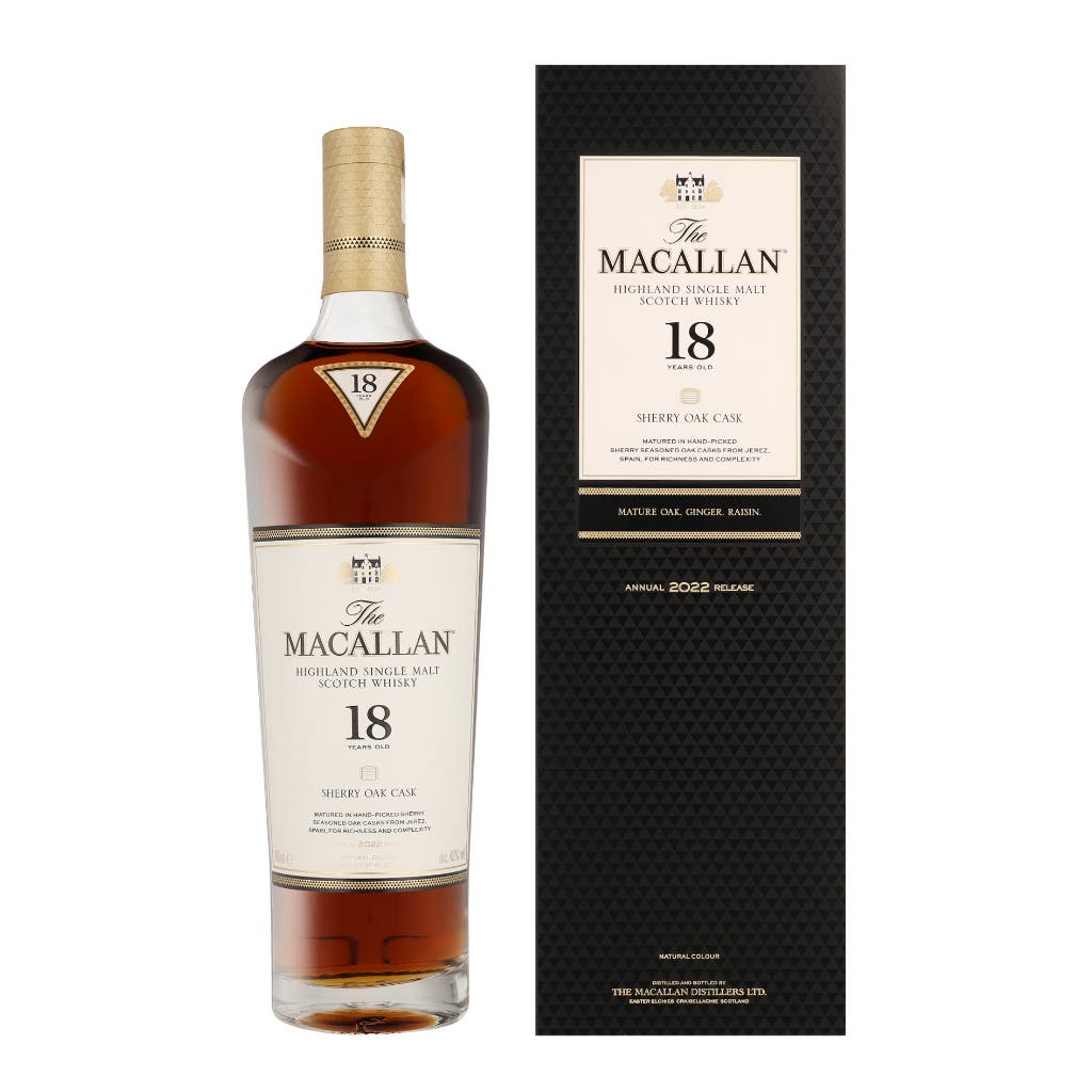 The Macallan 18 Years Sherry Oak Release 2022 70cl