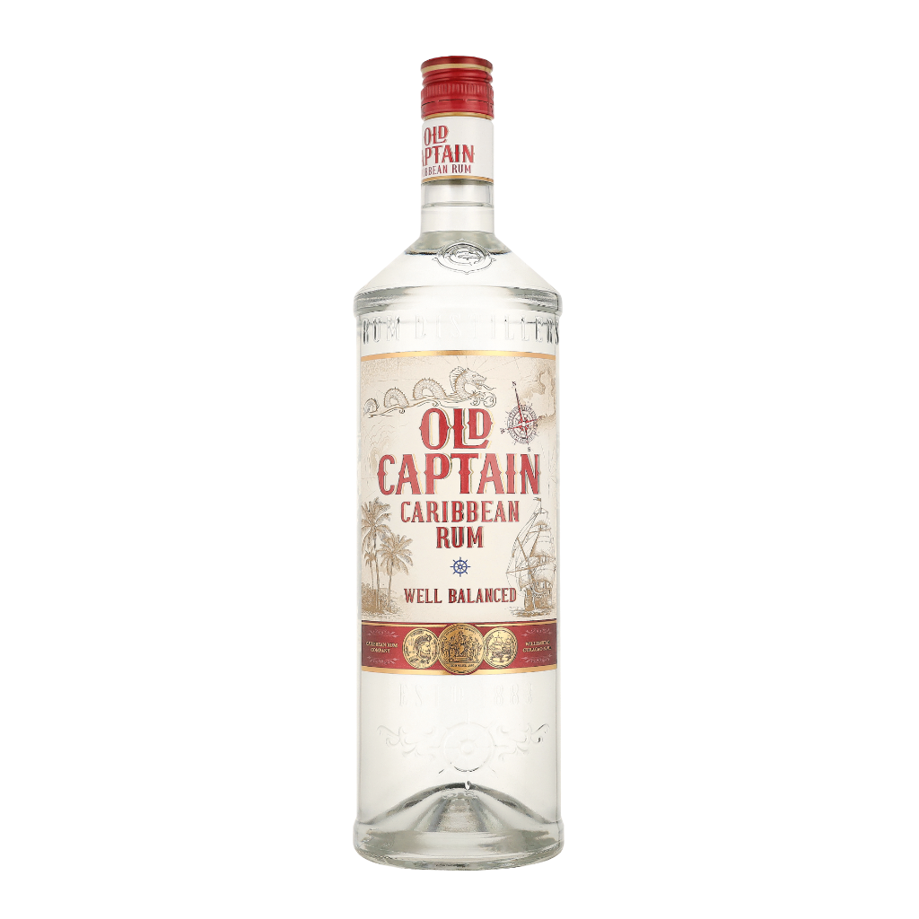 Old Captain White 1ltr Rum