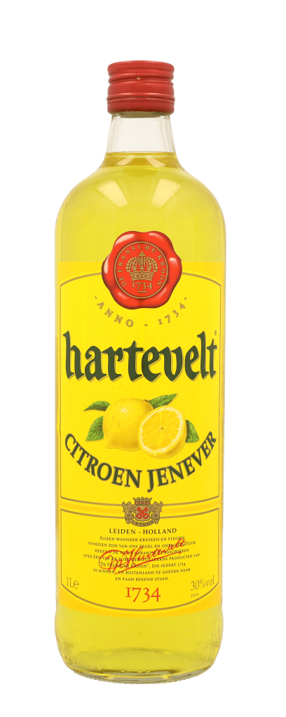 Hartevelt Citroenjenever 1ltr Gedistilleerd