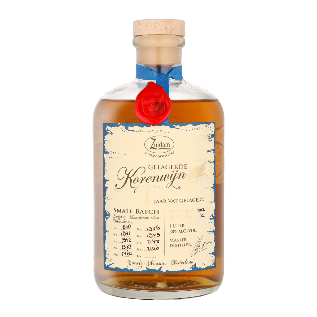 Zuidam 1 Jaar Korenwijn 1ltr Gedistilleerd