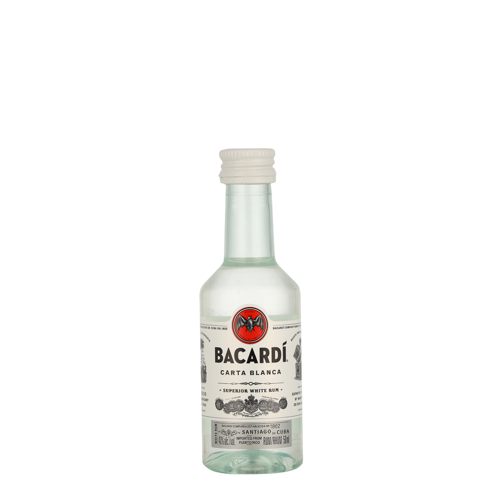 Bacardi Carta Blanca 10 x 5cl Rum