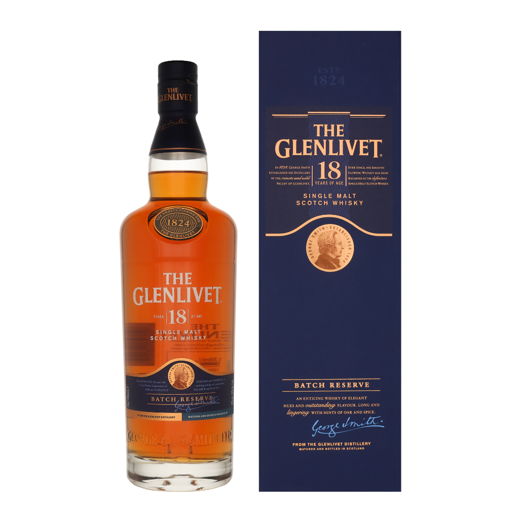The Glenlivet 18 Years Batch Reserve 0.7 liter Whisky + Giftbox