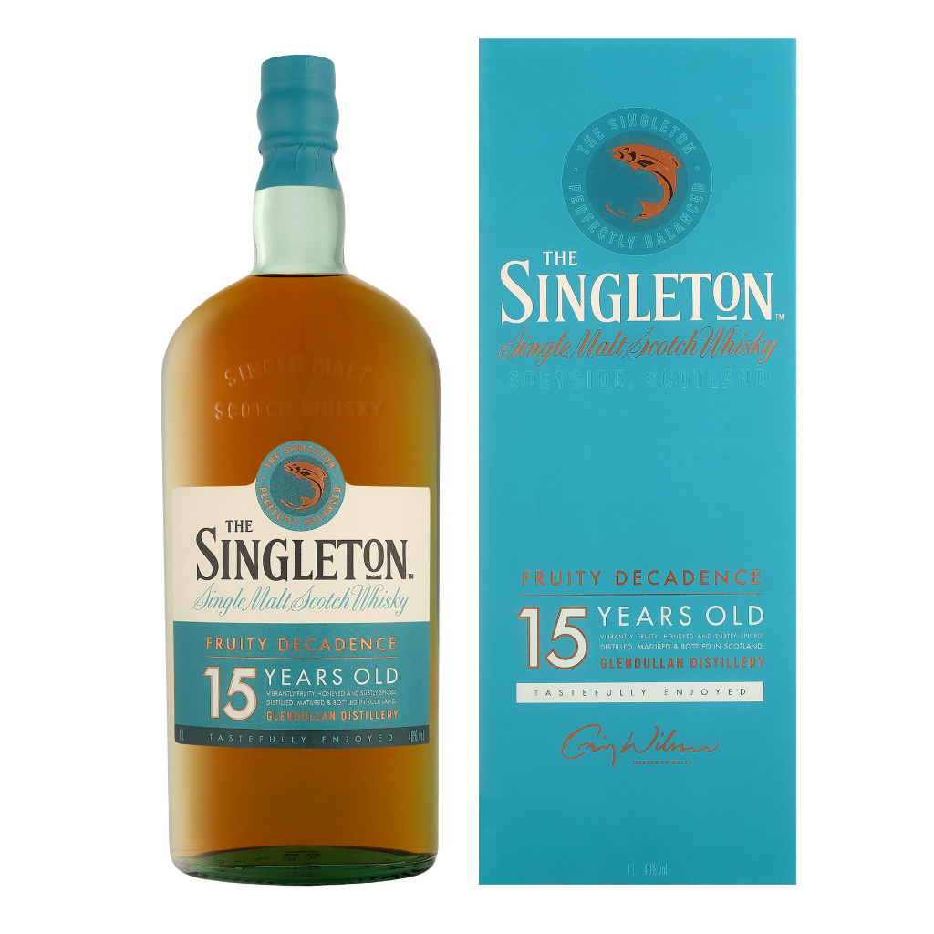 The Singleton Of Glendullan 15 Years 1ltr Whisky + Giftbox