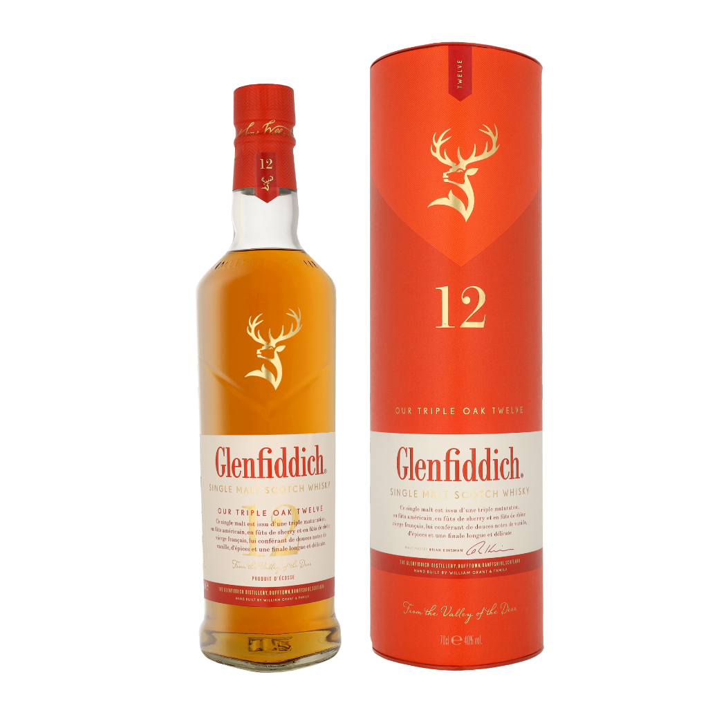 Glenfiddich 12 Years Triple Oak 70cl Whisky Giftbox