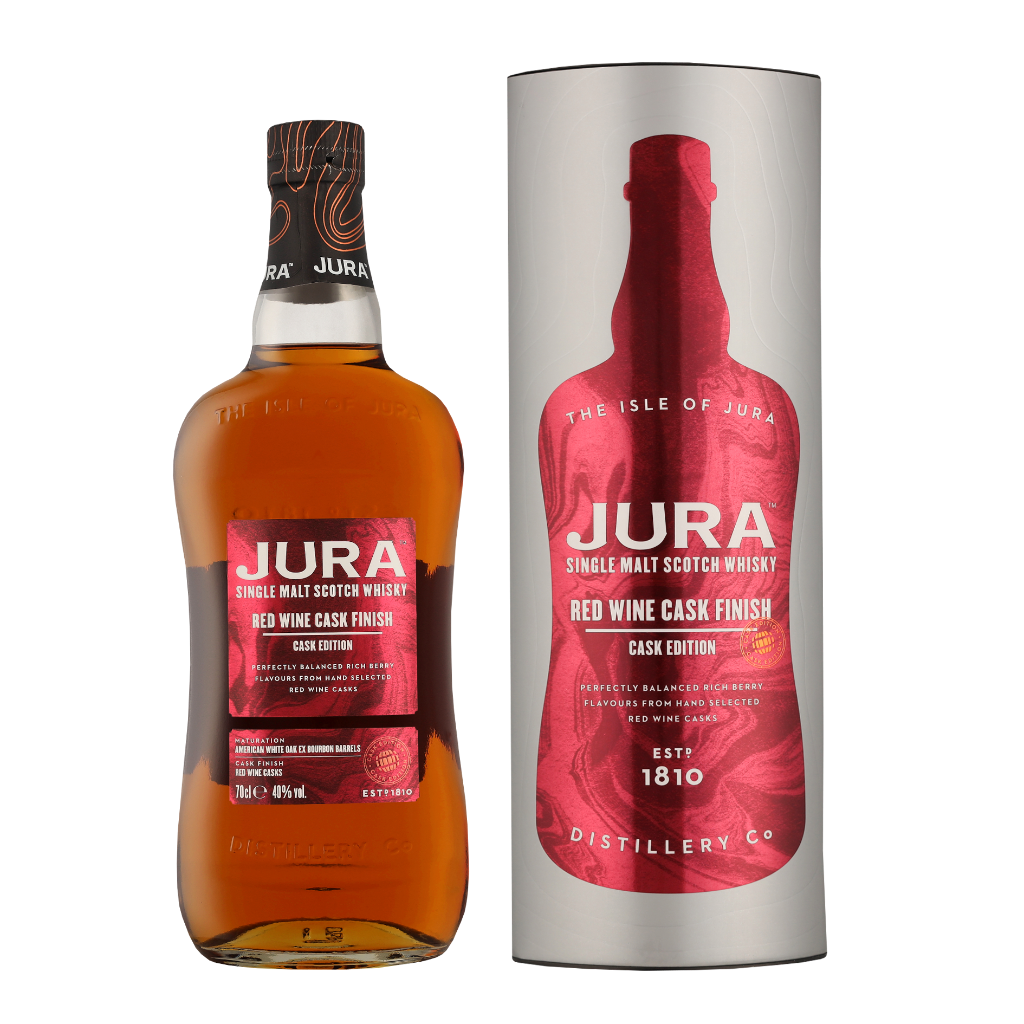 Jura Red Wine Cask 70cl Whisky + Giftbox + Giftbox