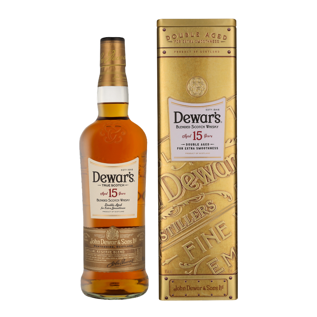 Dewars 15 Years 70cl Whisky Giftbox