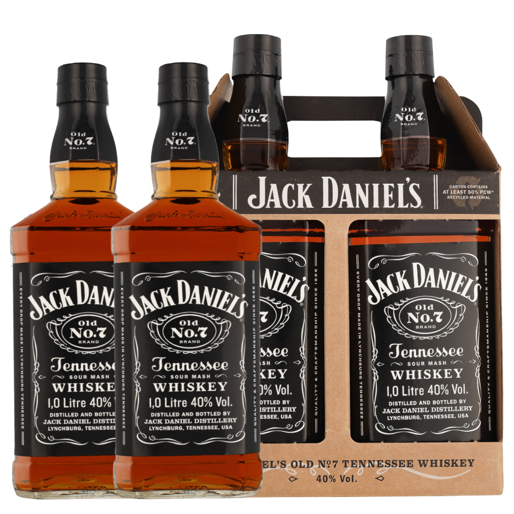 Jack Daniels Twin Pack 2x1L Whisky