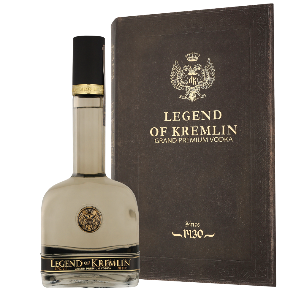 Legend of Kremlin + Black Book 70cl Wodka