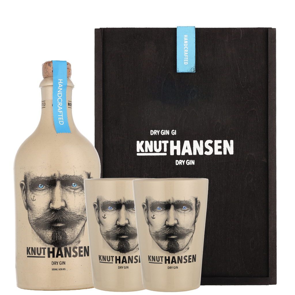 Knut Hansen 2 Ceramic Cups 50cl Gin