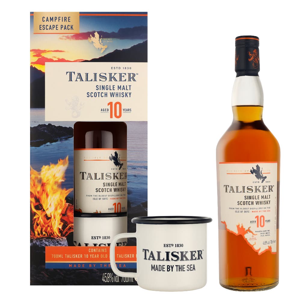 Talisker 10 Years Campfire Escape Pack + Mug 70cl