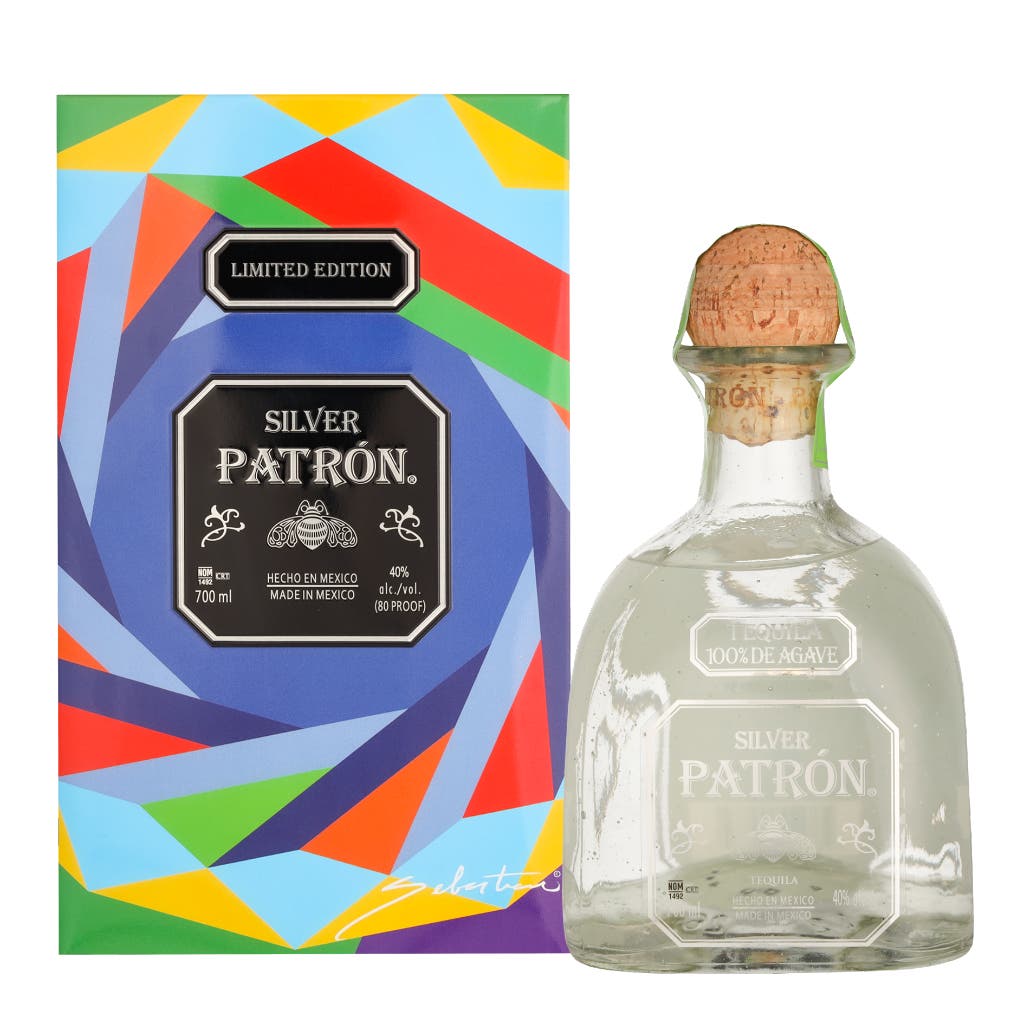 Patron Silver Limited Edition Metal Tin 70cl