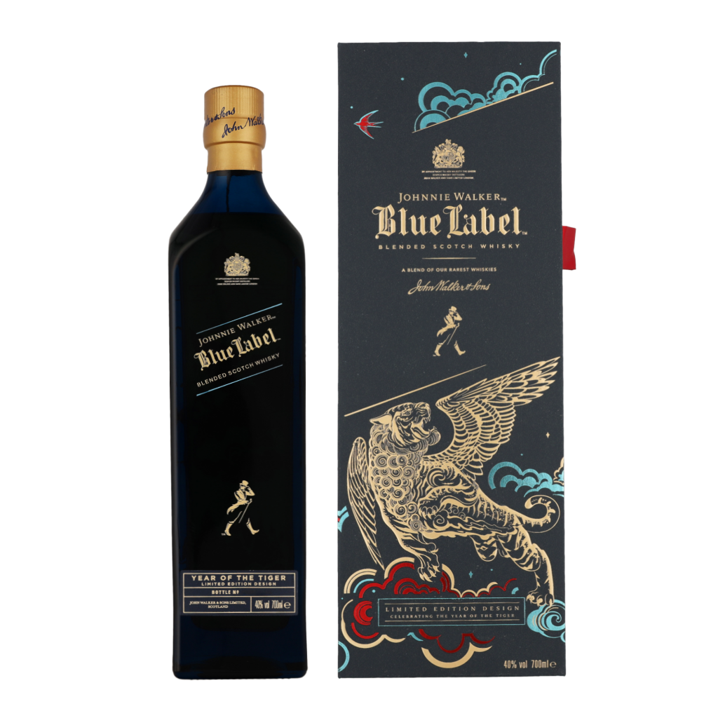 Johnnie Walker Blue 2022 Year Of The Tiger 70cl Whisky Giftbox