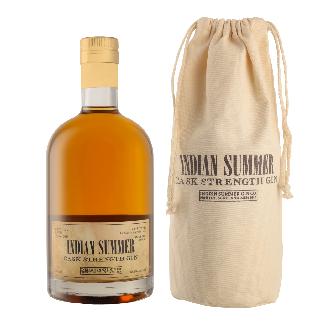 Indian Summer Ex Sherry Speyside Velvet Bag 70cl Gin