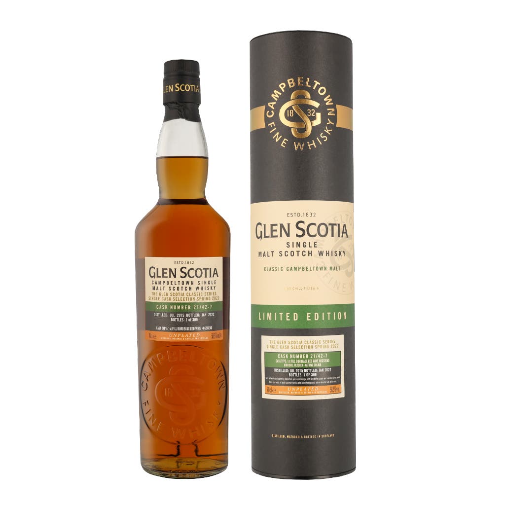 Glen Scotia 2015 Vintage 1st Fill Red Wine 70cl