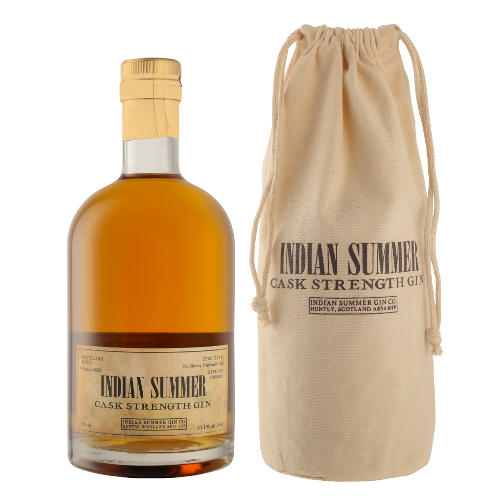 Indian Summer Ex Sherry Highland + Velvet Bag 70cl Gin