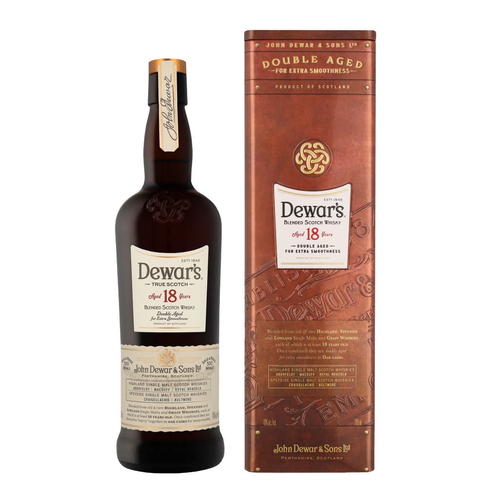 Dewar's 18 Years + Tin GB 70cl