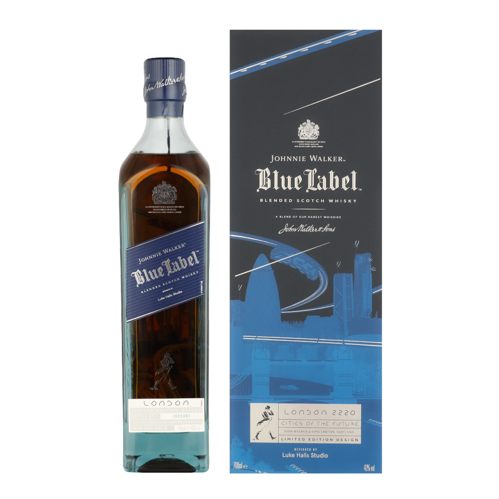 Johnnie Walker Blue Label City series London 70cl Whisky + Giftbox