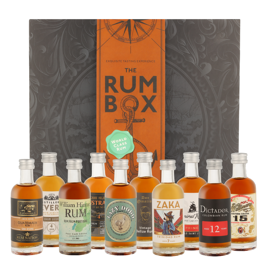 The Rum Box By World Class Rum 10x50ml 50cl Giftbox