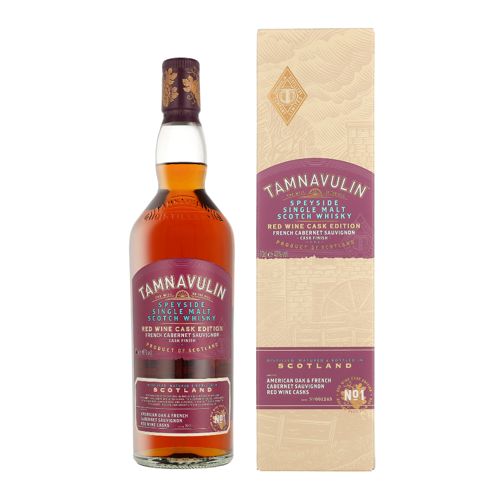 Tamnavulin Red Wine finish French Cabernet 70cl Whisky + Giftbox + Giftbox