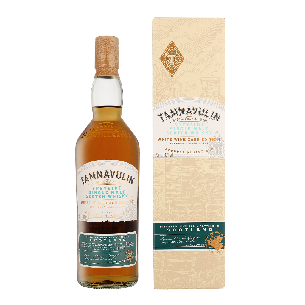 Tamnavulin White Wine finish Sauvignon Blanc 70cl Whisky + Giftbox + Giftbox