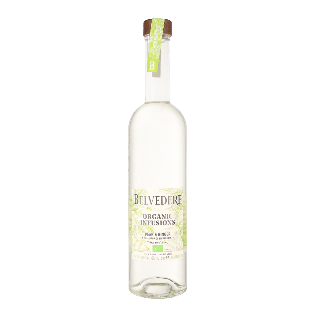 Belvedere Organic Pear Ginger 1ltr Wodka