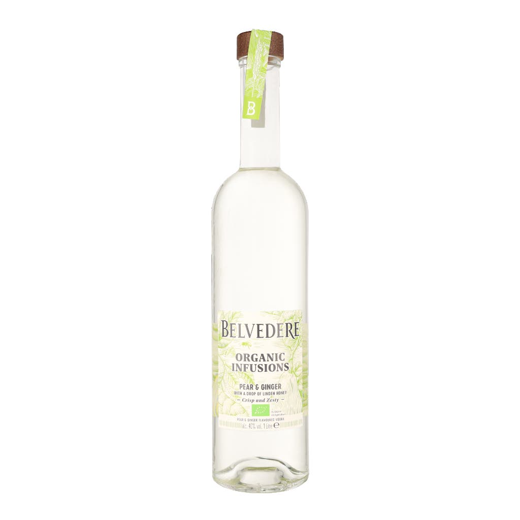 Belvedere Organic Pear & Ginger 1ltr