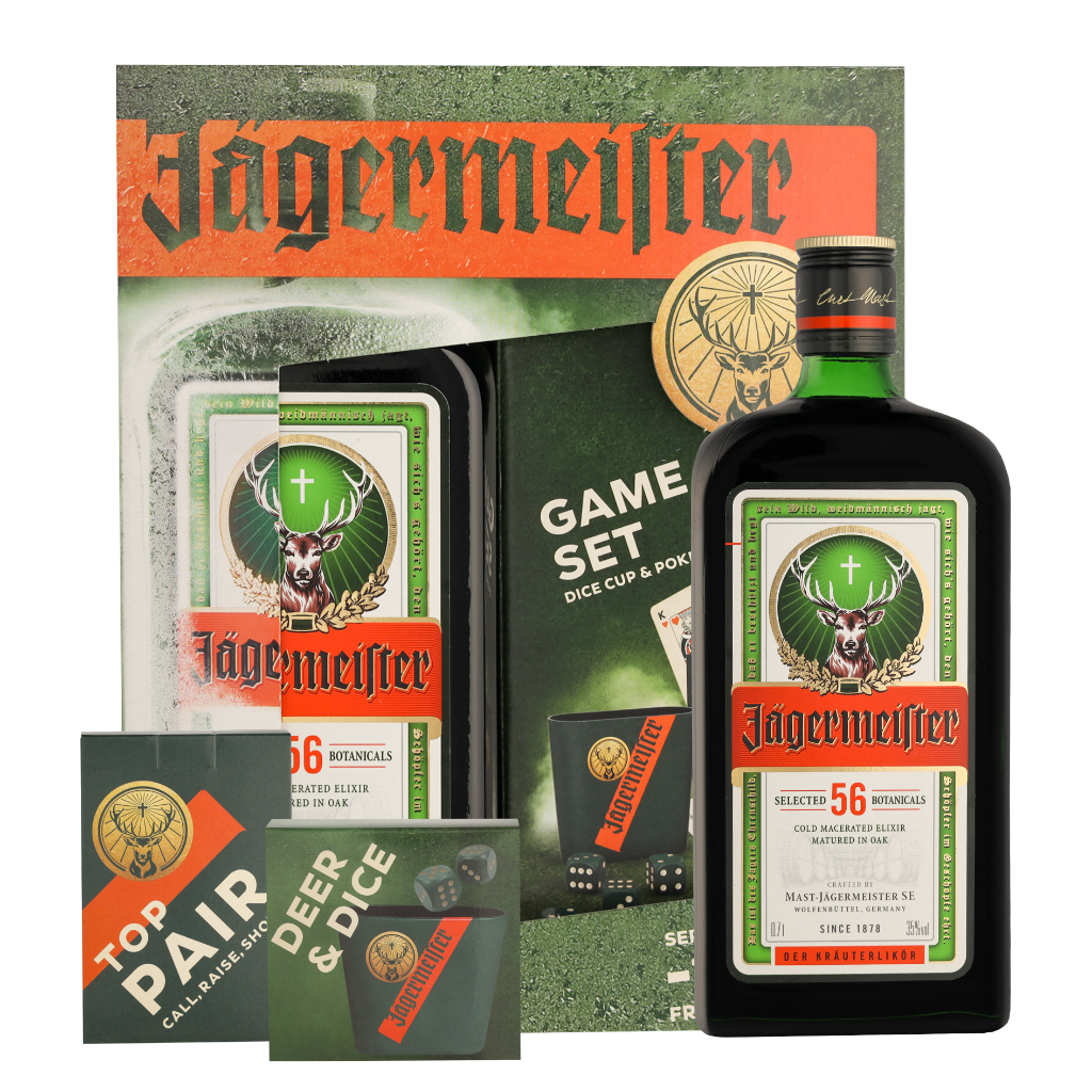 Jagermeister Gameset 70cl KruidenKruidenbitter