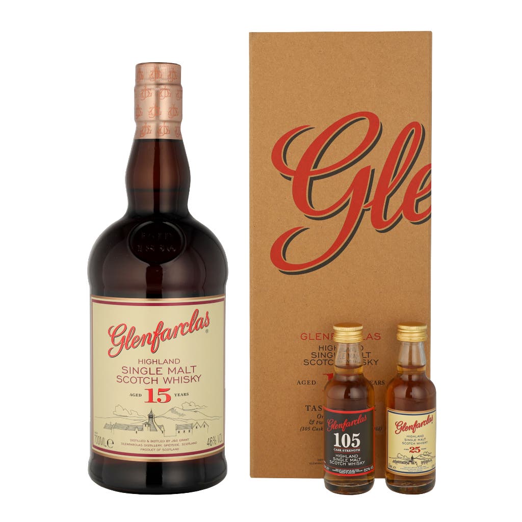 Glenfarclas 15 Years Tasting Pack 70cl + 2 x 5cl