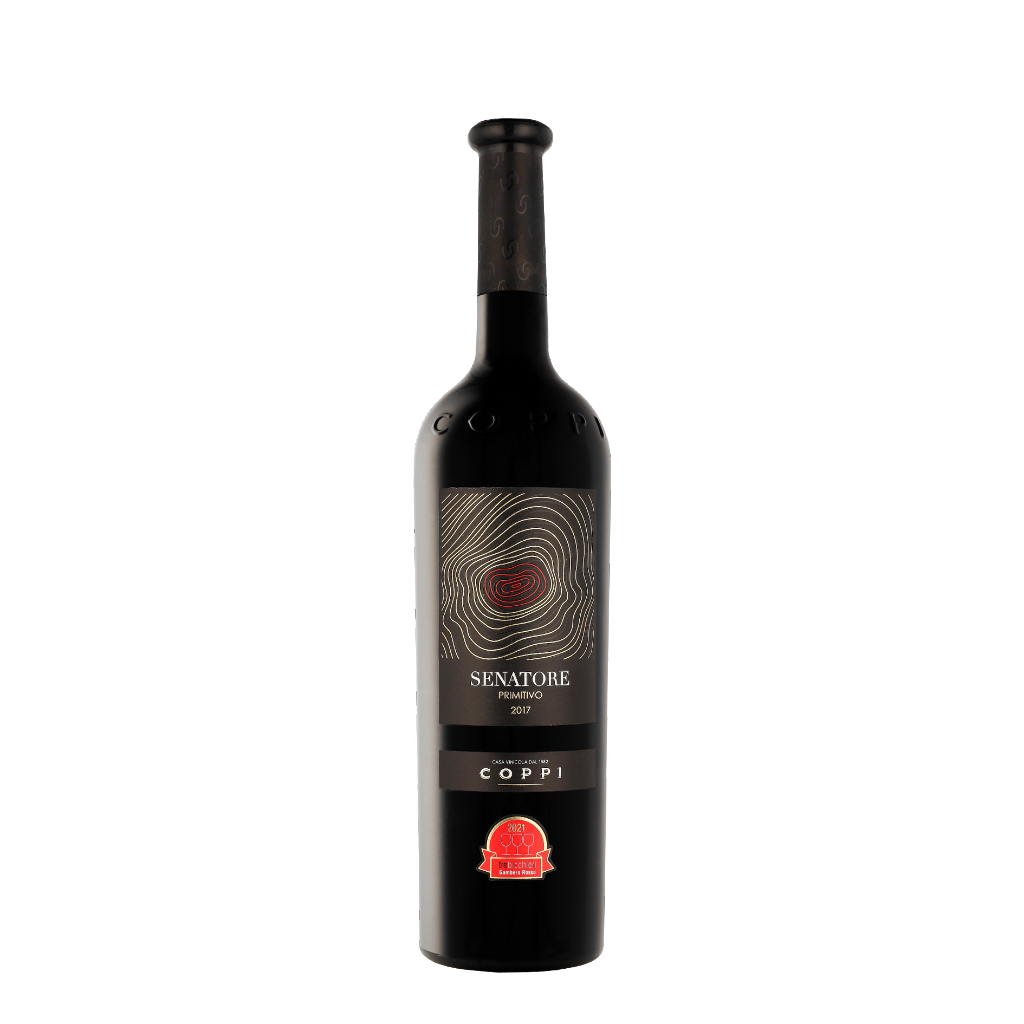 Coppi Senatore Primitivo 2017 75cl Wijn