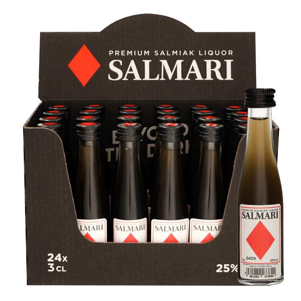 Salmari Premium Salmiak Liquor 24 x 3cl
