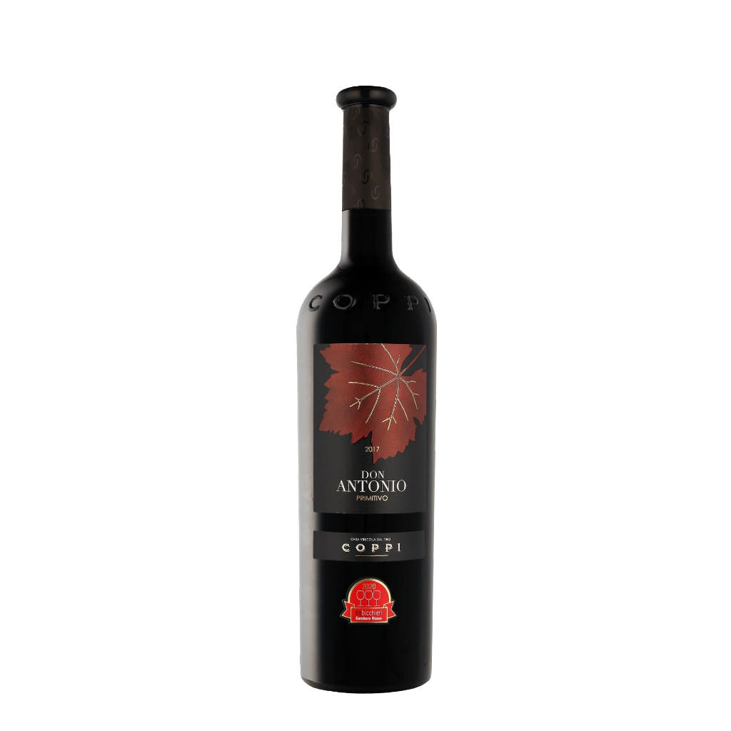 Primitivo IGP Don Antonio Coppi 2017 ‘tre bicchieri’