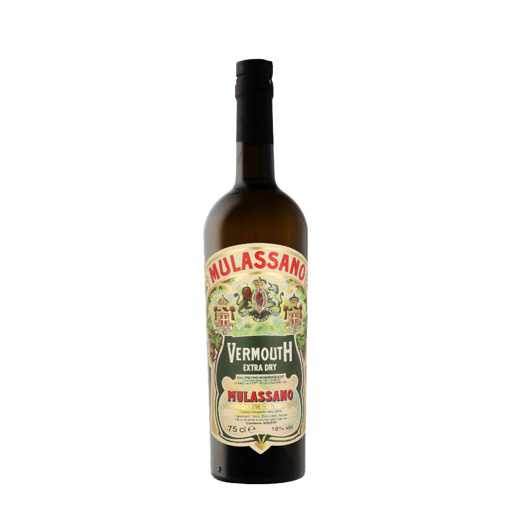 Mulassano Vermouth Bianco Dry 75cl Wijn