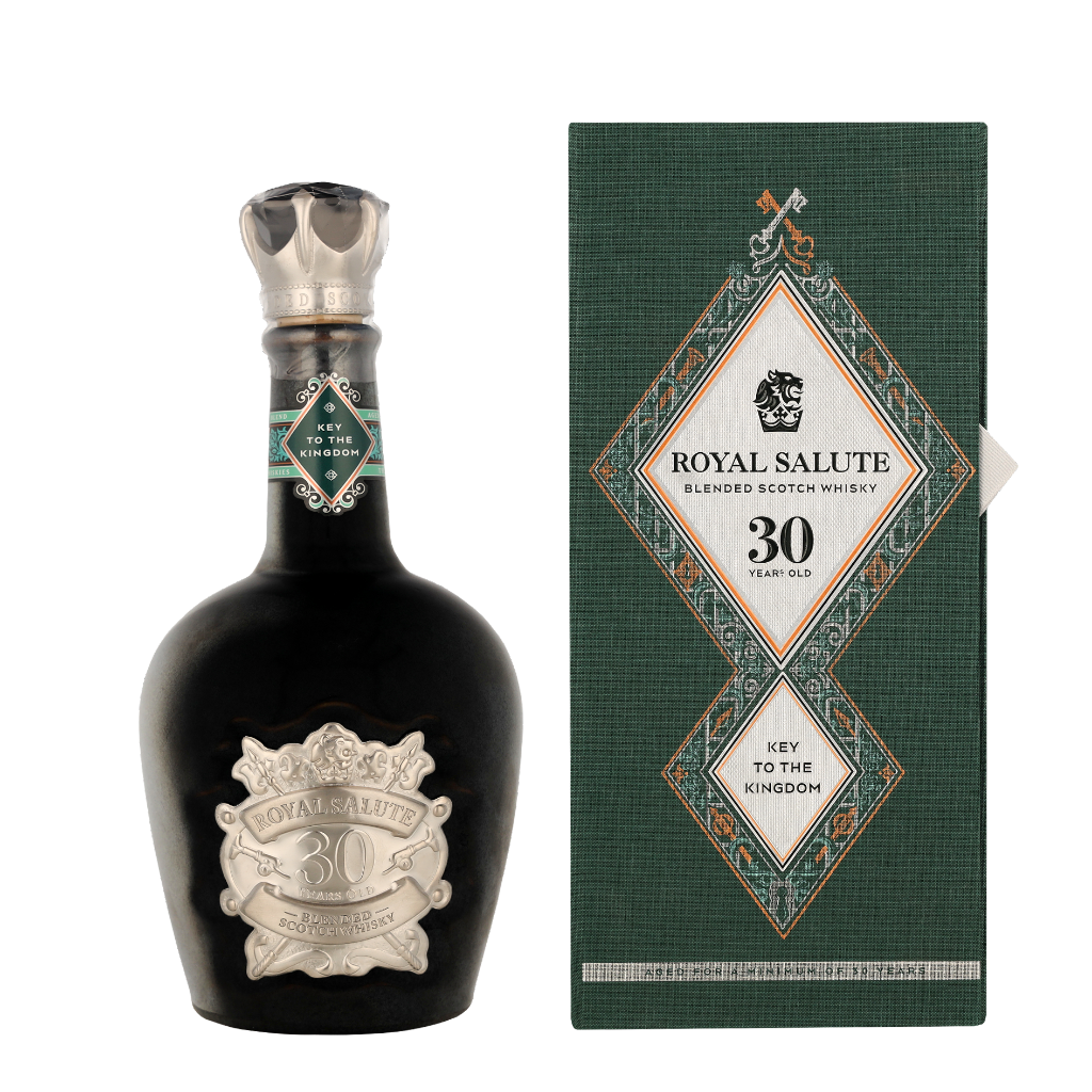 Chivas Regal Royal Salute 30 Years Key To The Kingdom Whisky + Giftbox