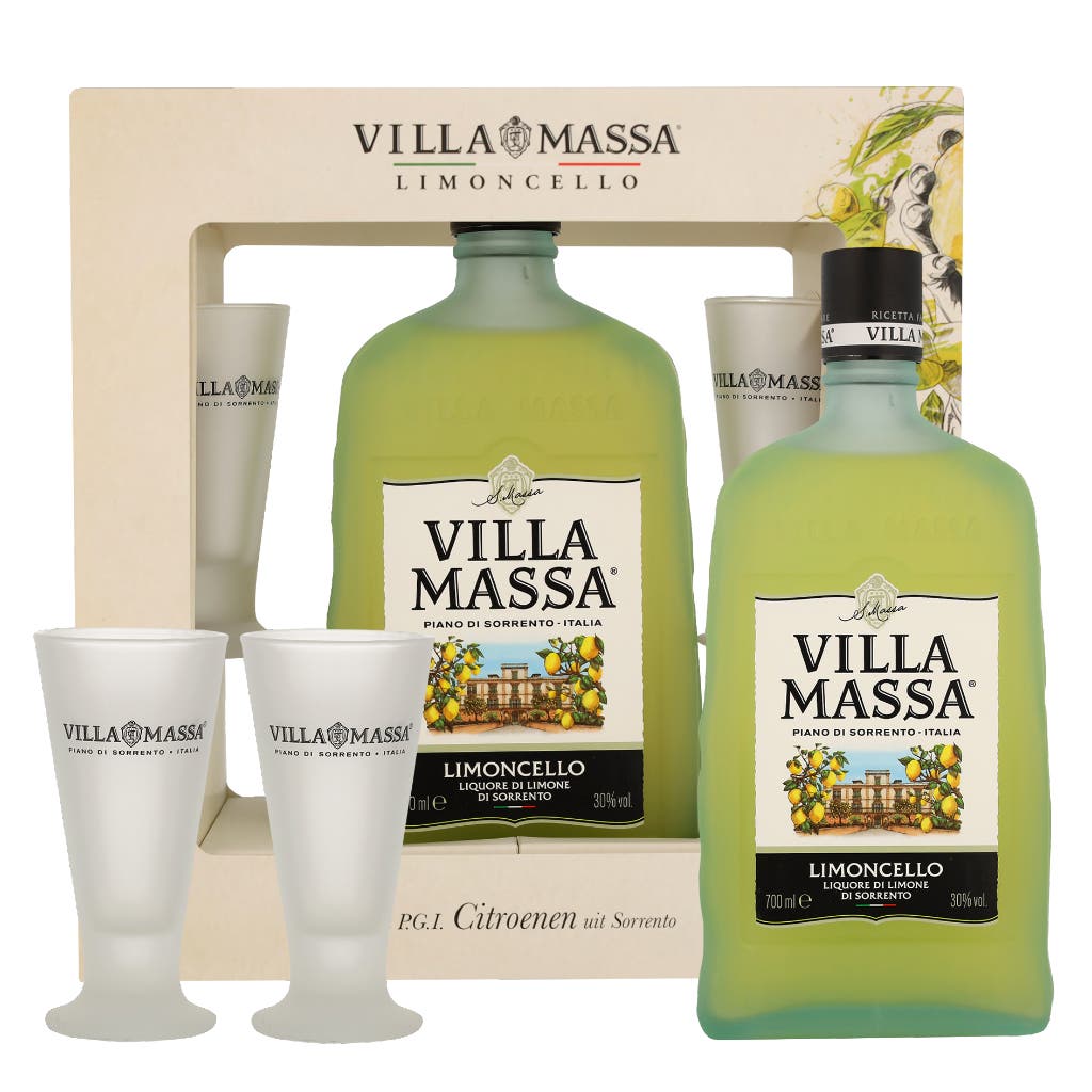 Villa Massa Limoncello Giftset 70cl