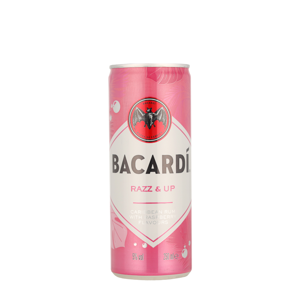 Bacardi Razz & Up Statiegeld 0.25 liter Premix / Ready-to-drink