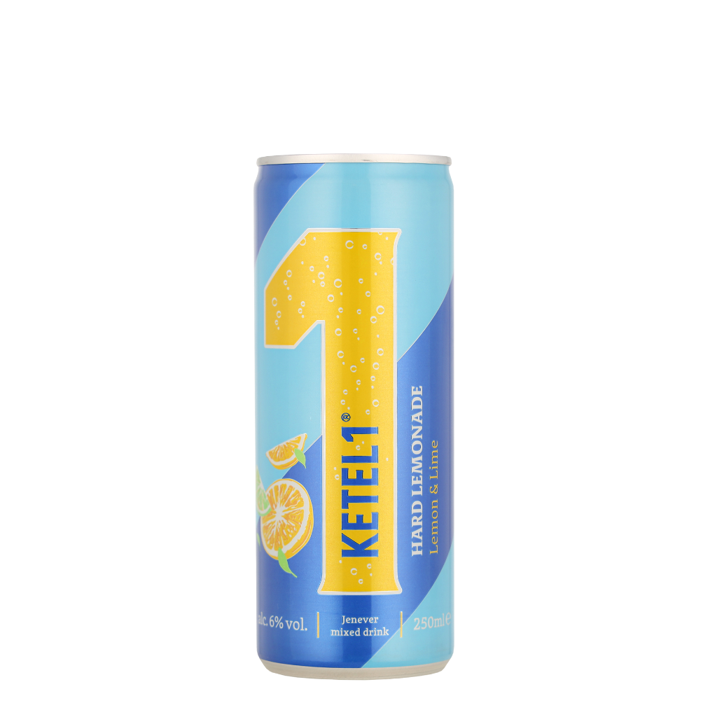 Ketel 1 Hard Lemonade Lemon & Lime Statiegeld 0.25 liter Premix